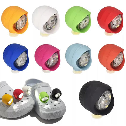 2pcs Shoe Lights,Waterproof Shoe Charms Accessories for Crocs Shoes,3