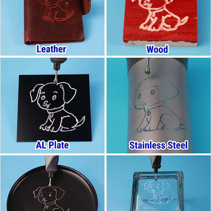 10PCS Carbide Burr Set Compatible with Dremel 1/8" Shank Die Grinder