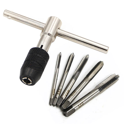 T-type 3mm to 6mm hand tap wrench thread tapping tool set hand wrench