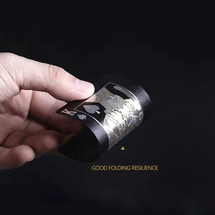 Color Black Gold Playing Card Game Card Group Waterproof Poker Suit