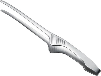 Stainless Steel Precision Kitchen Tongs Tweezers Non-slip Heat