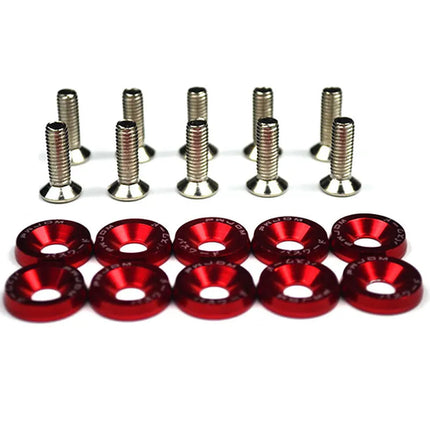 EAFC 10PCS M6x20 Car Styling Universal Modification JDM  Hexagonal