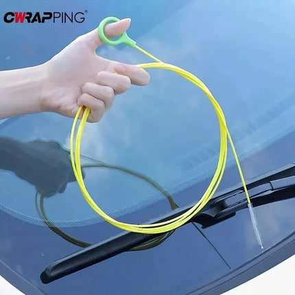 2.3m Car Sewer Unclogger Cleaning Brush Car Sunroof Long Hose Drain