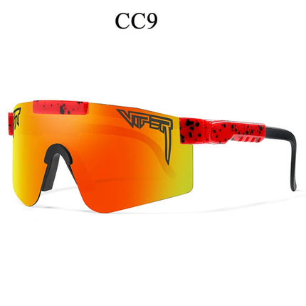 Men Women Pit Viper Cycling Glasses UV400 Sunglasses Adults Outdoor