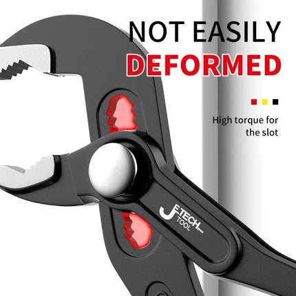 Water Pump Pliers Quick-Release Plumbing Pliers Pipe Wrench Adjustable