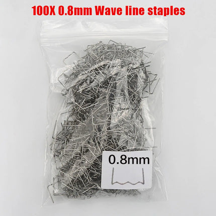 Hot Stapler Welding Kit - 100-600Pcs Precut Wave Nails for Auto
