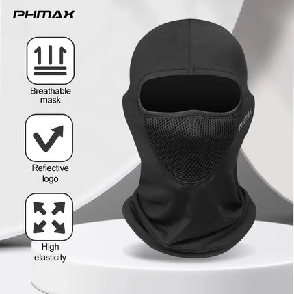 PHMAX Balaclava Bike Head Cover Summer Men Women Ski Mask Full Face