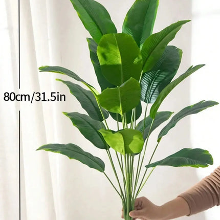 1pc Artificial Plants Large Tropical Palm Tree Fake Banana Plants