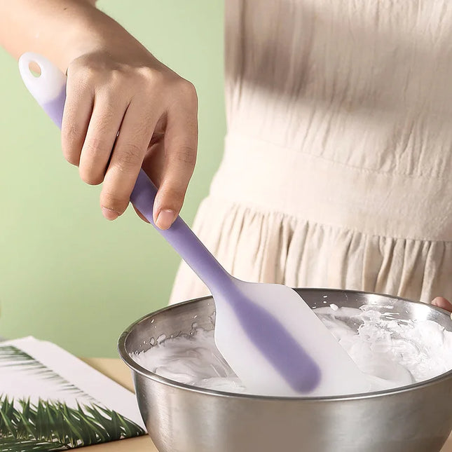 Silicone Cake Scraper Translucent Non-Stick Cake Cream Spatula Kitchen