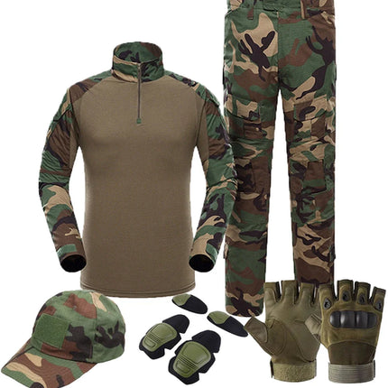 Tactical  Uniform Suits Milit Outdoor Camouflage Suit Hunting Shirts