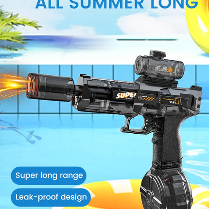 New Led Electric Water Guns with  For Adults Powerful Squirt Automatic