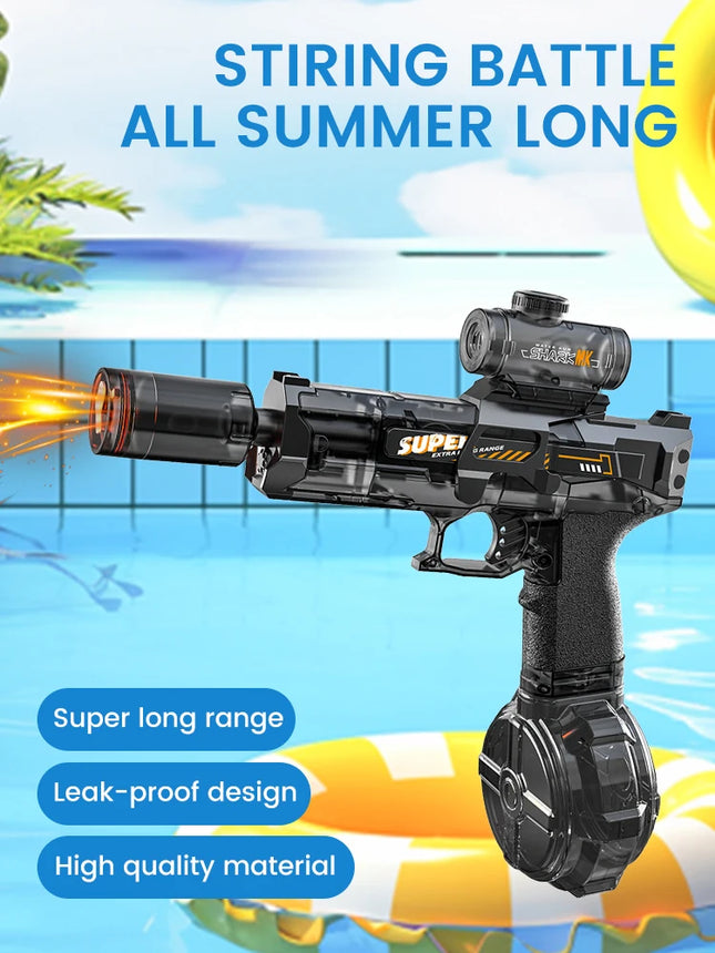 New Led Electric Water Guns with  For Adults Powerful Squirt Automatic