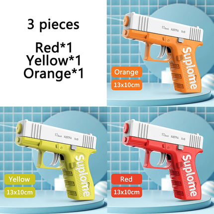 Summer Mini Water Gun Non Electric Pistol High-pressure Full Automatic