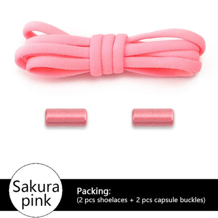 NEW Colorful Options Elastic laces Sneakers No tie Shoelace for Sports