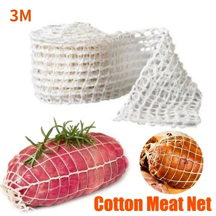 3 Meters Cotton Meat Net Ham Sausage Net Butcher's String Sausage Roll
