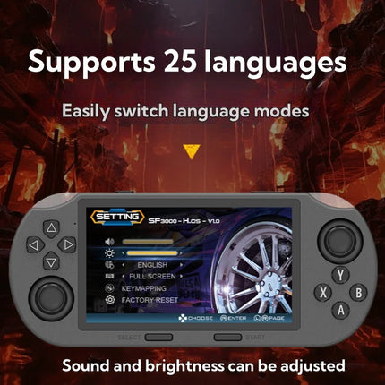 SF3000 Retro Handheld Video Game Console Linux System 4.5 Inch 854*480