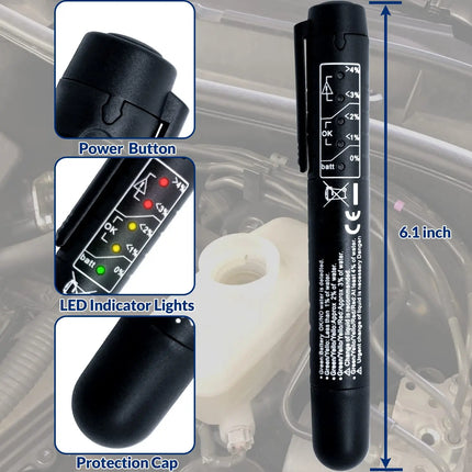 Brake Fluid Tester Hydraulic Fluid Oil Moisture Analyzer Automatic