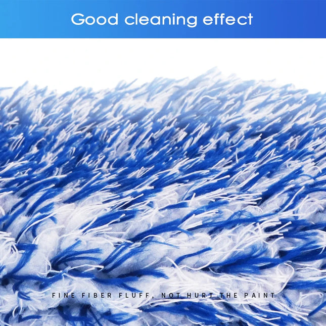 Plush Car Wash Mitt Microfiber Thick Car Cleaning Mitts Auto Wash