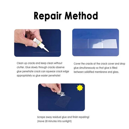 Car Glass Repair Window Cracks Gone Kit Remove Scratch Automobile