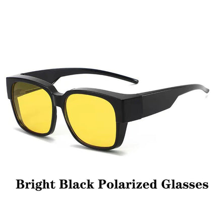 New Fashion Polarized Sunglasses Cover Over Myopia Prescription