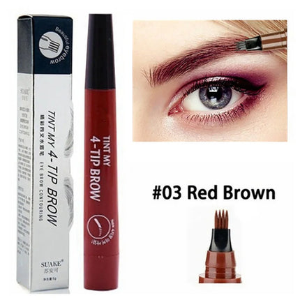 4 Point Eyebrow Pencil Maquillajes Para Mujer Waterproof Liquid