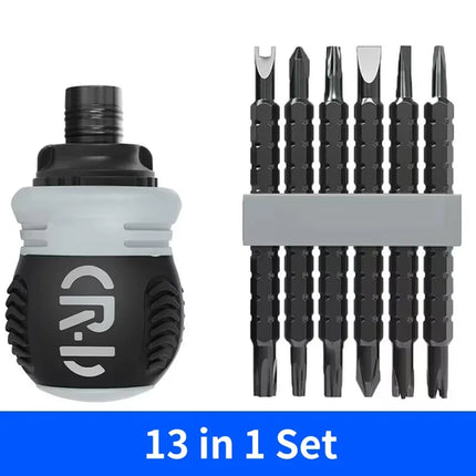 Mini Ratchet Screwdriver Magnetic Phillips Slotted Labor Saving