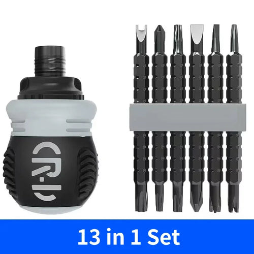 Mini Ratchet Screwdriver Magnetic Phillips Slotted Labor Saving