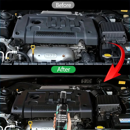 Car Engine Bay Cleaner Restorer Back To Black Gloss Car Products
