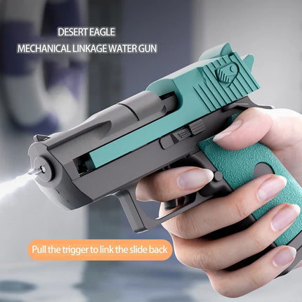Mini Manual Water Gun Desert Eagle Pistol Shooting game Fight Toy Gun