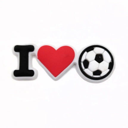 Sprot Soccer Football Shoe Charms Pin for Crocs Accessories Charms