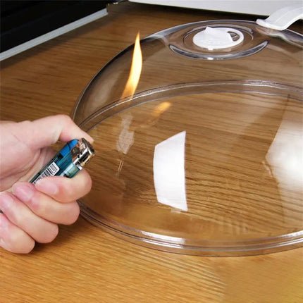 Microwave food splash proof cover, household oven heating cover, plate