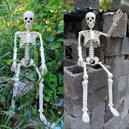 1pc Happy Halloween Modeling Humanoid Skeleton Decorative Props