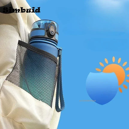 1 Liter Large Capacity Sports Water Bottle Leak Proof Colorful Plastic