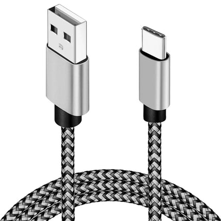 USB Type C Cable Date Sync 2.4A Fast Charging Nylon Braided Wire