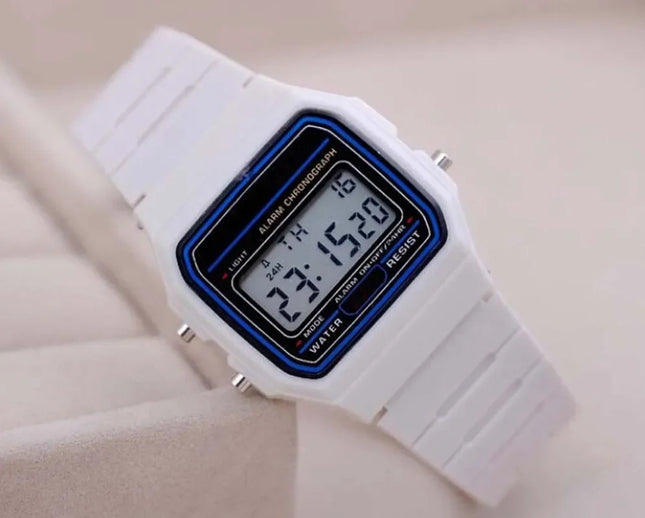 Sport LED Digital Watches for Men Simple Small Square Dial Electronic