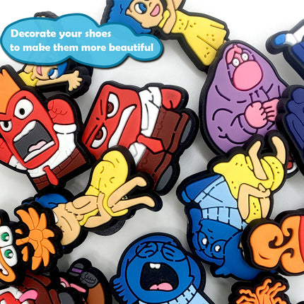 Random 10-100Pcs MINISO Disney Series Shoe Charms For Key Chain