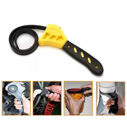 6-inch Adjustable Belt Wrench Plastic Multi-function Bottle Opener