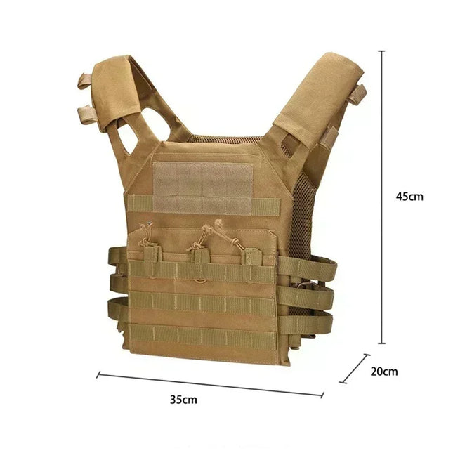 Nylon Tactical Vest Body Armor Hunting Carrier Airsoft Accessories