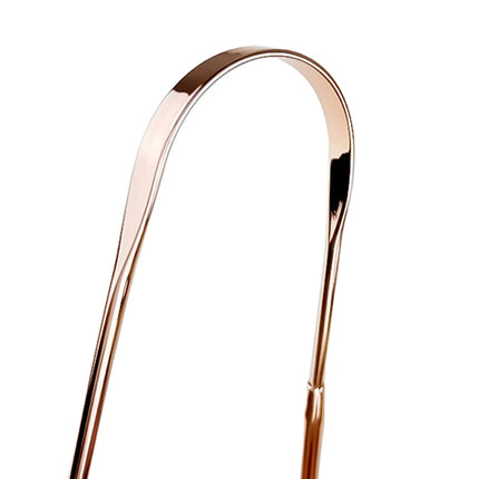 Stainless Steel Tongue Scraper Cleaner Fresh Breath Cleaning Coated