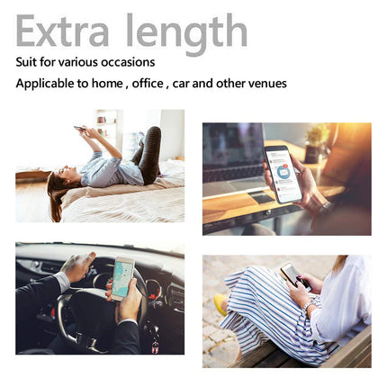 USB Type C Cable Date Sync 2.4A Fast 1M 2M 3M Charging Nylon Braided