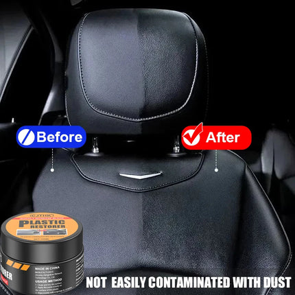 Car Plastic Restorer Back To Black Gloss Auto Interior Leather & Panel