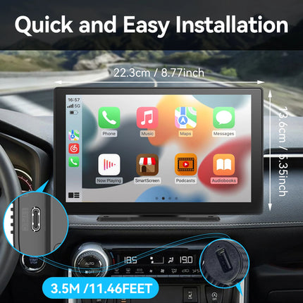 10.26inch Carplay MP5 Player Portable BT Touch Srceen Wireless Carplay