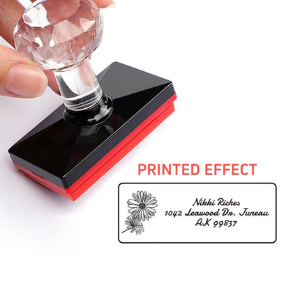 Custom Laser-Engraved Address Stamp Set - Personalized Wedding