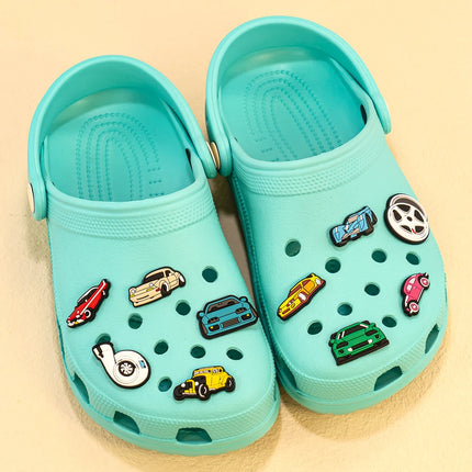 1-20pcs Car Shoe Charms Cool Vehicle Shoe Accessories Cartoon