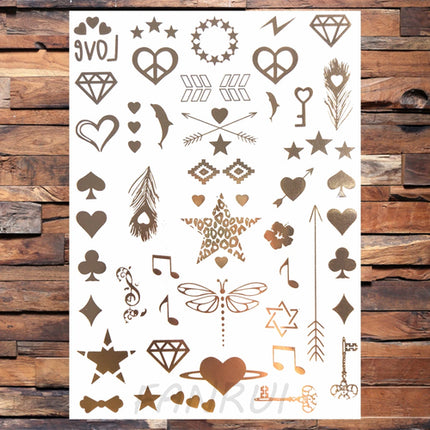 Realistic Elephant Moon Temporary Tattoos For Women Adult Fake