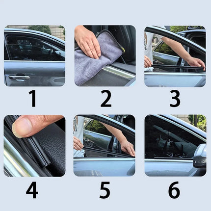 Universal Car Side Window Wiper Accessories Window Cleaning Tool For