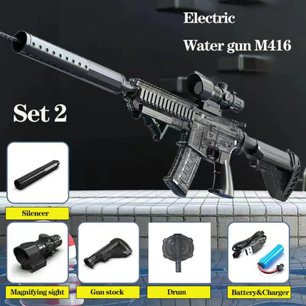 Summer Water Gun non Electric Pistol High-pressure Full Automatic