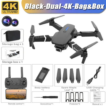 New E88 Pro WIFI FPV Drone Wide Angle HD 4K 1080P Camera Height Hold