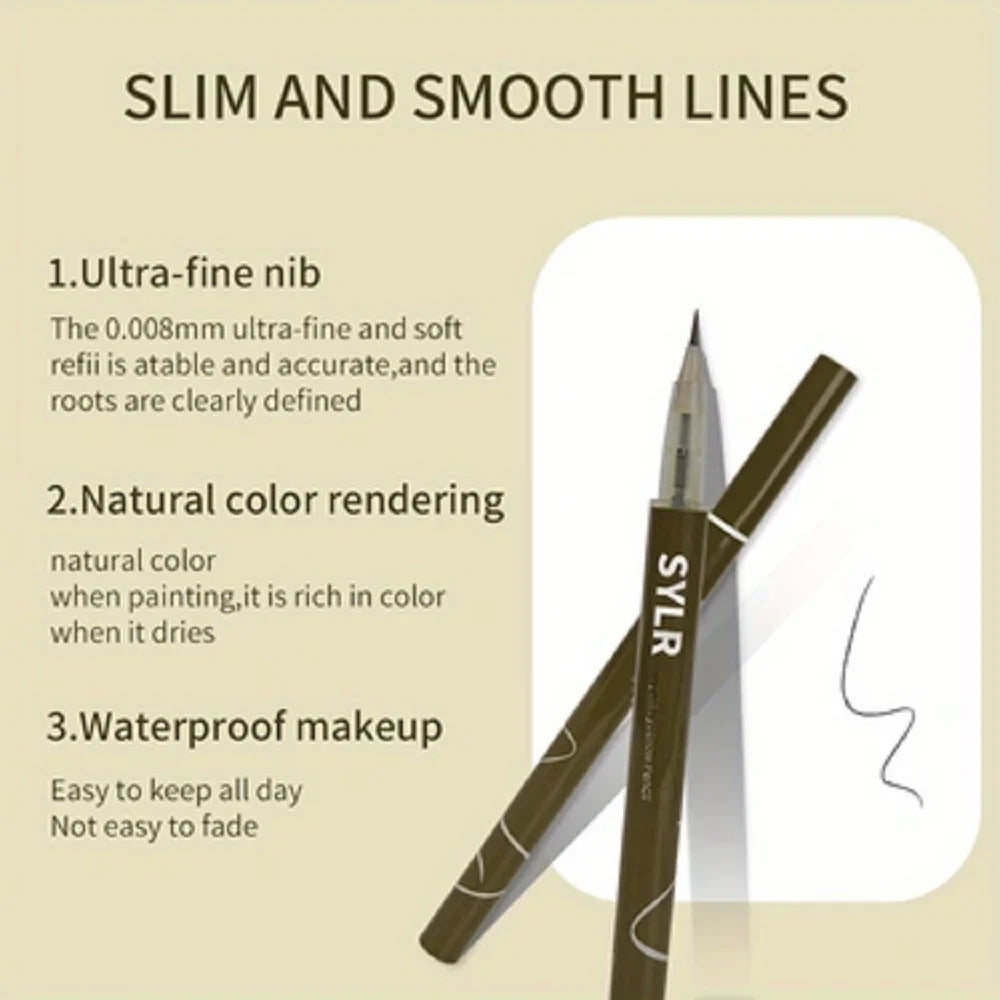 0.008mm Ultra Fine Eyebrow Pen Long Last Smudge Proof Waterproof