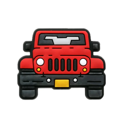 1-20pcs Car Shoe Charms Cool Vehicle Shoe Accessories Cartoon